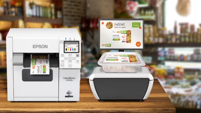 Epson se presenta en la Feria Hostelco con varias novedades (soluciones en etiquetado take away y delivery)