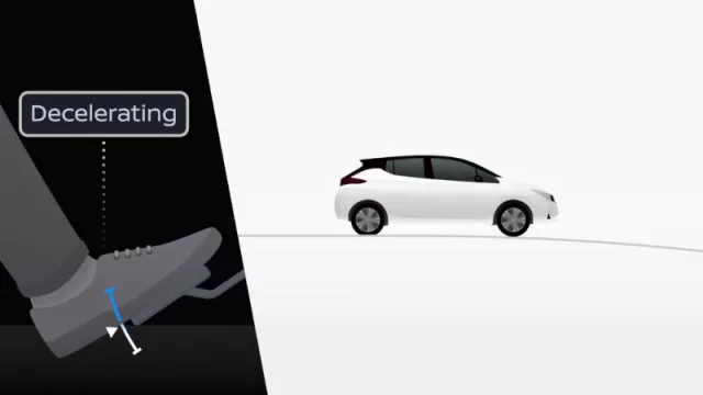 Simple, como las grandes ideas: sueltas el acelerador y el vehículo inicia el frenado