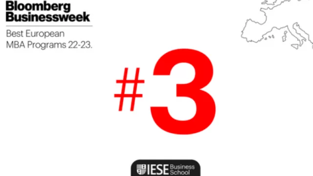 El MBA del IESE, primero en España y tercero en Europa (que trae el ranking de Bloomberg Businessweek)