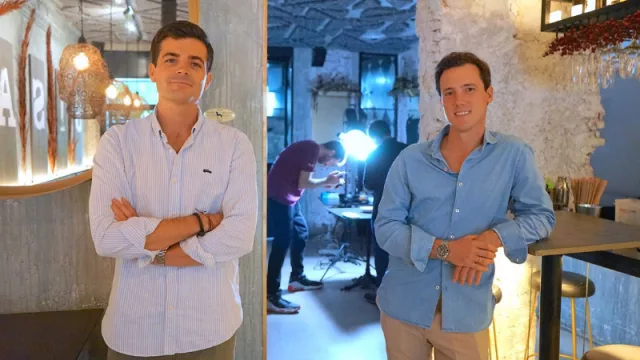 José Francisco Santos Fernández y Jorge Fernández Alonso, los creadores de 'Gourmeats'.