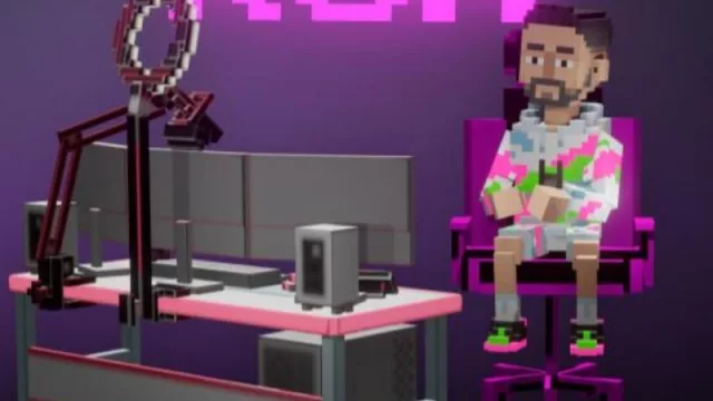 Así se ve el Kun Agüero en Sandbox: apuesta a esta plataforma para crear su primer mundo virtual