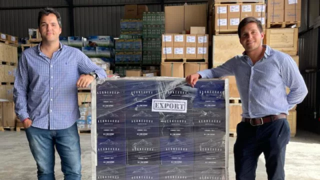 Aconcagua Gin listo para la exportación