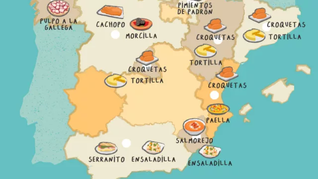 Croquetas, paella y patatas bravas: los platos tradicionales líderes del delivery en Madrid