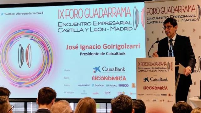 Goirigolzarri, presidente de CaixaBank, pide al sector público incentivar la iniciativa empresarial (en el ámbito del IX Foro de Guadarrama)
