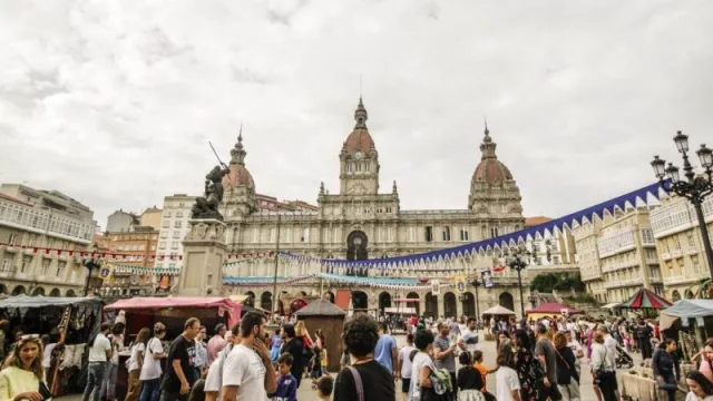 Último día de la Feria Medieval de A Coruña 2023: un encantador retorno al pasado llega a su fin