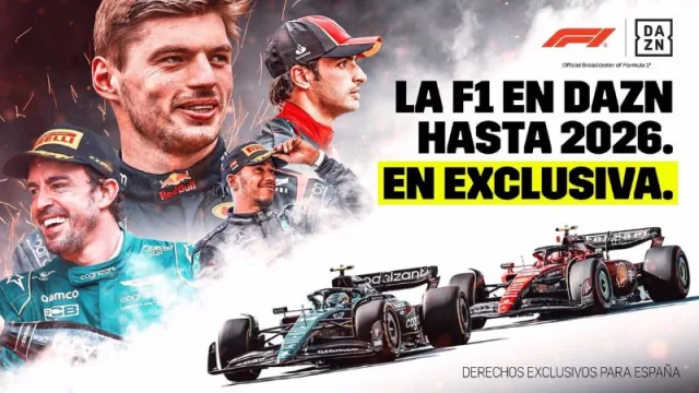 DAZN emitirá en exclusiva la Fórmula 1 en España hasta 2026 (y negocia con Telefónica su inclusión en Movistar+)