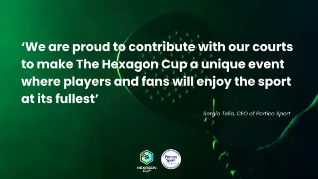 Hexagon Cup elige a Portico Sport como proveedor de sus pistas