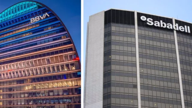 BBVA sube un 3,6% en Bolsa y la acción recupera los 10 euros (tras el rechazo de Sabadell, que cae un 0,4%)