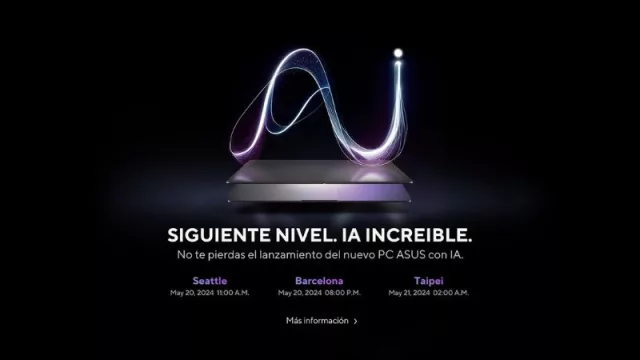 ASUS anuncia “Next Level. AI Incredible”, el evento virtual de presentación del portátil creado para sacar el máximo partido a la IA