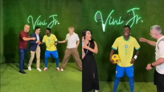 Vinicius sorprende a sus fans al fingir ser su propia estatua de cera en el museo Madame Tussauds de Nueva York