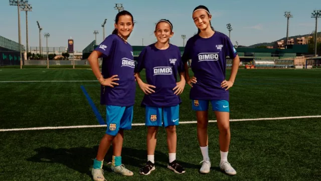 Bimbo, a través de “El Sueño Bimbo”, lleva a 55 niñas de 22 países a jugar fútbol en el FC Barcelona