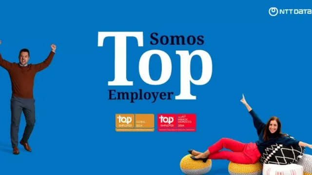 NTT DATA revalida su certificación como Top Employer y refuerza su posición entre las mejores empresas para trabajar en España