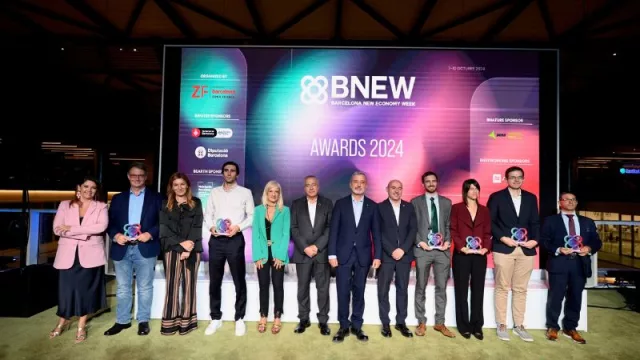 De 170 startups claves para la nueva economía,  6 finalmente fueron galardonadas  como las Mejores startups del BNEW 2024 en la Ciudad Condal