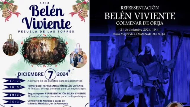 Los belenes cobran vida en Las Vegas & Alcarria Madrileña: repartidos por diferentes localidades de la comarca se mezclan con la gastronomía de la época