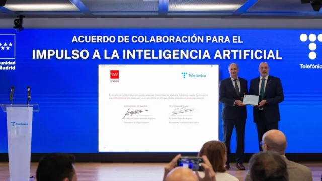 Telefónica España y la Comunidad de Madrid firman un acuerdo para fomentar la Inteligencia Artificial en la administración