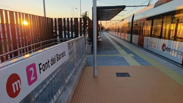 El tramo Paterna-Llíria de la Línea 2 de Metrovalencia se incorpora al resto de líneas de metro y tranvía en servicio