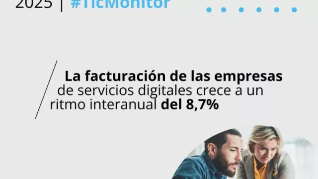 Las empresas de servicios digitales incrementan su facturación un 8,7% interanual