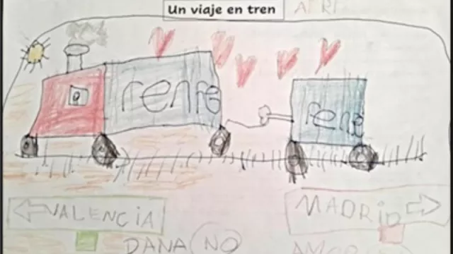 Renfe premia la creatividad infantil en su concurso de dibujo 'Un viaje en tren'