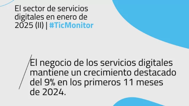 El negocio de los servicios digitales mantiene un crecimiento del 9% en 2024