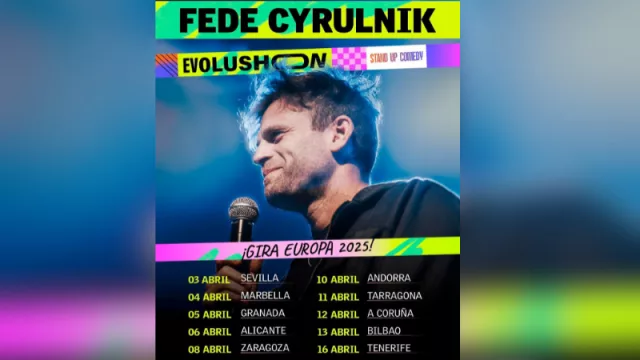 ¡Evolushon! Fede Cyrulnik vuelve a Europa con su nuevo unipersonal