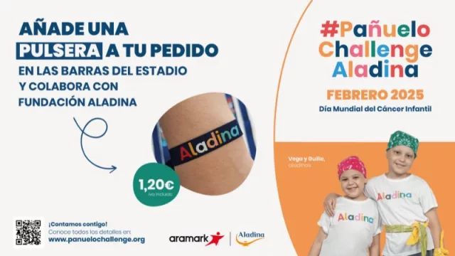 El Atlético de Madrid se une (junto a cuatro clubes de fútbol) a la Fundación Aladina para recaudar fondos