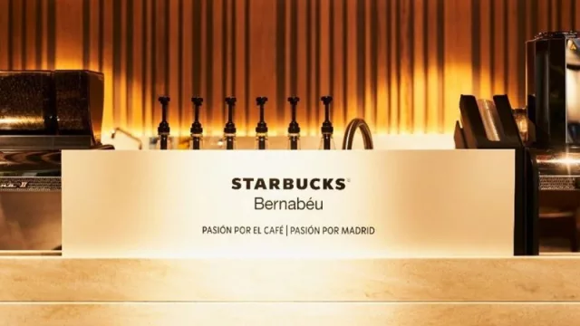 Starbucks abre este viernes en el Bernabéu su tienda más grande en España