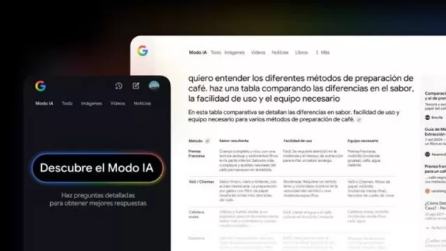 El Modo IA de la búsqueda de Google llega a España