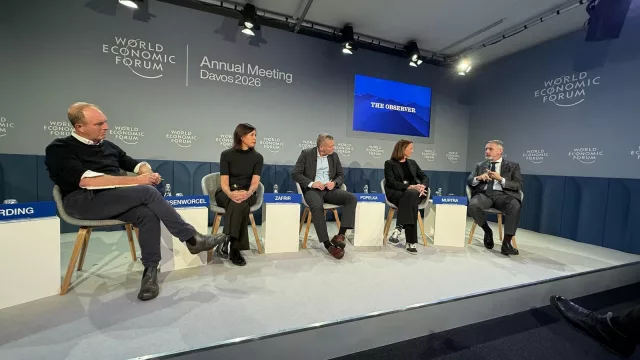 Murtra, Presidente de Telefónica, defiende en Davos la necesidad de que Europa desarrolle su propia tecnología para reforzar su soberanía estratégica.