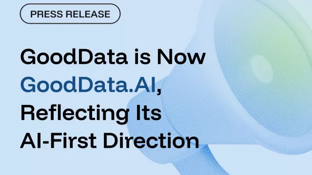 GoodData ahora es GoodData.AI, reflejando su orientación hacia la IA