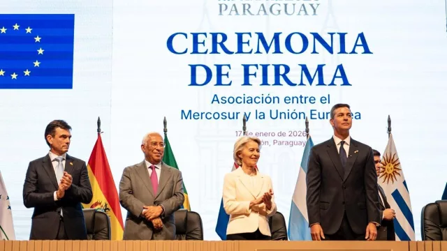 Von der Leyen destaca los beneficios del acuerdo con Mercosur antes de su entrada en vigor este 1 de mayo