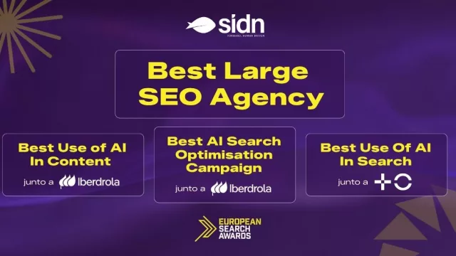SIDN, nominada a mejor agencia SEO de Europa en los European Search Awards 2026