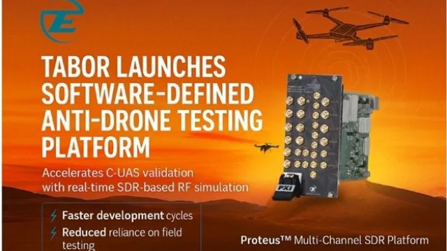 Tabor redefine las pruebas antidrones con una plataforma SDR definida por software