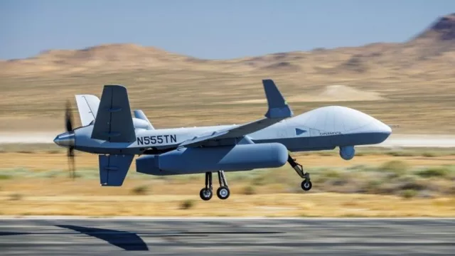 GA-ASI completa el primer vuelo del MQ-9B con pods AEW