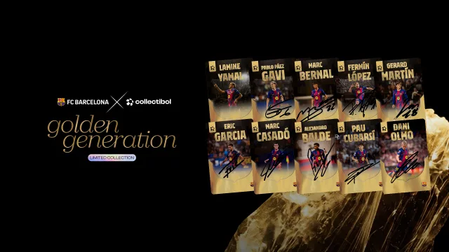 El FC Barcelona lanza en Collectibol una colección inspirada en La Masia vinculada a piezas físicas de oro