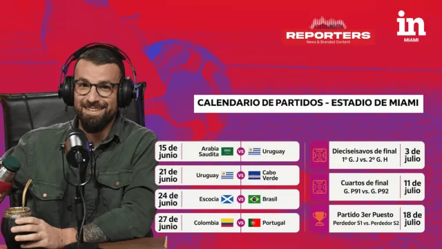 Mundial 2026 en Miami: los 7 partidos del Hard Rock que ya encienden el sur de Florida (la ciudad fútbol de USA)