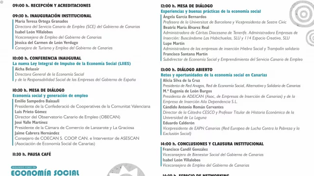 Jéssica de León inaugurará en Lanzarote el II Foro de Economía Social de Canarias