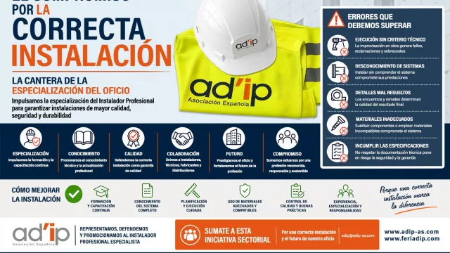 AD'IP Asociación Española impulsa 'El Compromiso por la Correcta Instalación' desde FERIAD'IP 2026