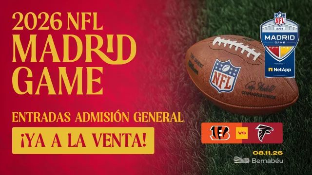 Se han puesto a la venta las entradas del 2026 NFL Madrid Game