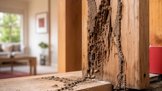 Las termitas y la carcoma ganan terreno en el País Vasco impulsadas por la humedad y los inviernos suaves