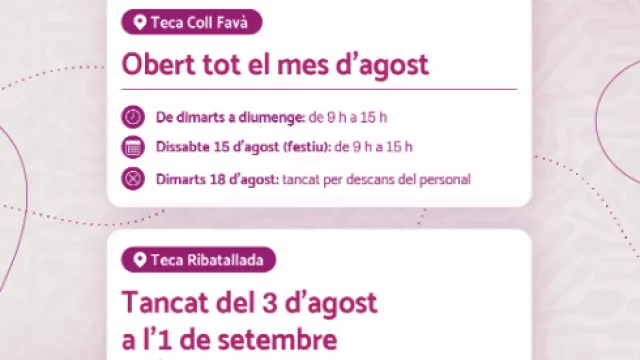 Teca Sàbat facilita el mantenimiento de una dieta equilibrada durante el periodo estival