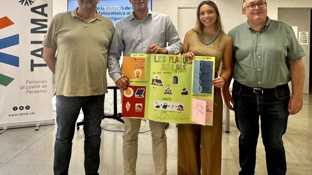 Proton Future dona a la Asociación TALMA una planta fotovoltaica de 10 kW para el CRAE Les Garrigues