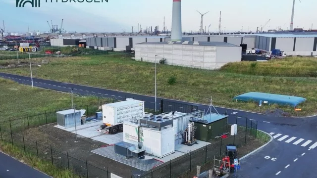 Power to Hydrogen entrega un electrolizador AEM de escala industrial al Puerto de Amberes-Brujas