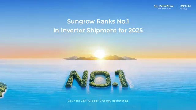 Sungrow mantiene el liderazgo mundial en envíos de inversores fotovoltaicos según S&P Global