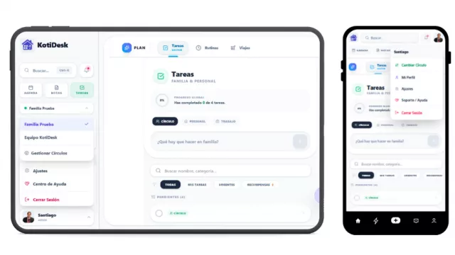 KotiDesk lanza en España una plataforma para unificar la gestión familiar y laboral de los profesionales