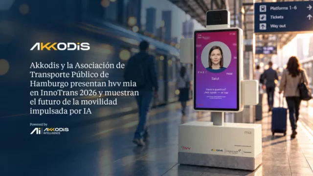 Akkodis y la Asociación de Transporte Público de Hamburgo presentan hvv mia en InnoTrans 2026