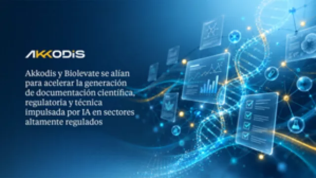Akkodis y Biolevate se alían para acelerar la generación de documentación científica, regulatoria y técnica